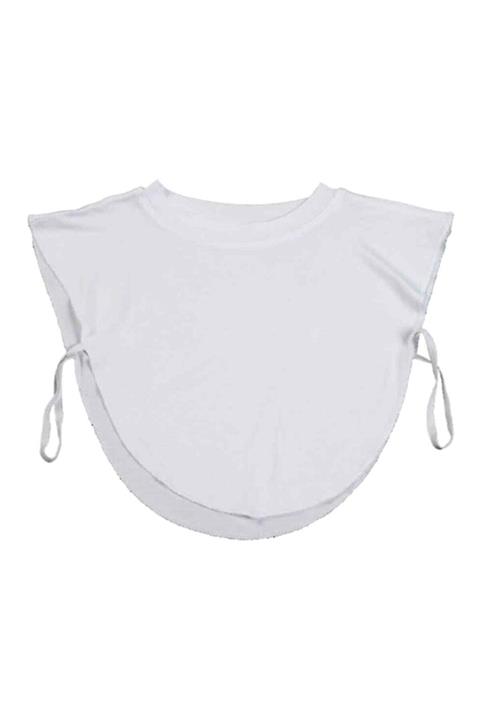 kuayscarfs Kadın Beyaz Tesettür Boyunluk