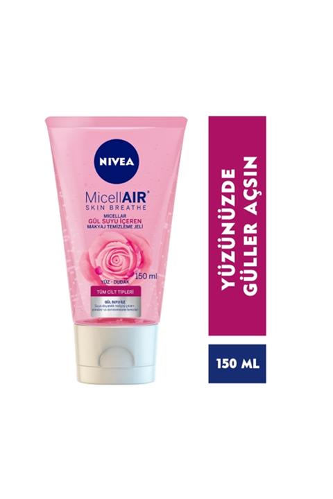 Nivea Aqua Rose Organik Gül Suyu Içeren Makyaj Temizleme Jeli 150 Ml