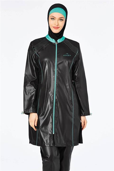 Mossta Kadın Siyah Tam Kapalı Tesettür Mayo