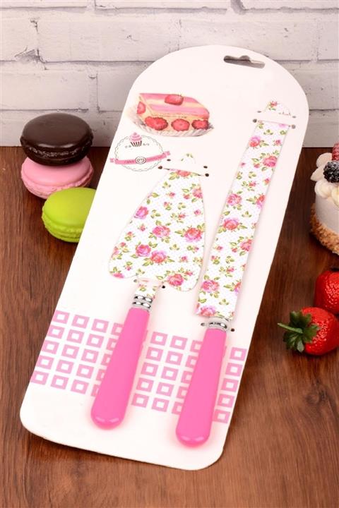 Hayveys 2'li Pasta Servis Bıçağı Ve Spatula Seti