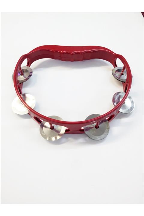 Gelincimherşey 10'lu Kırmızı Renk Eğlenceler Için Zilli Plastik Tef