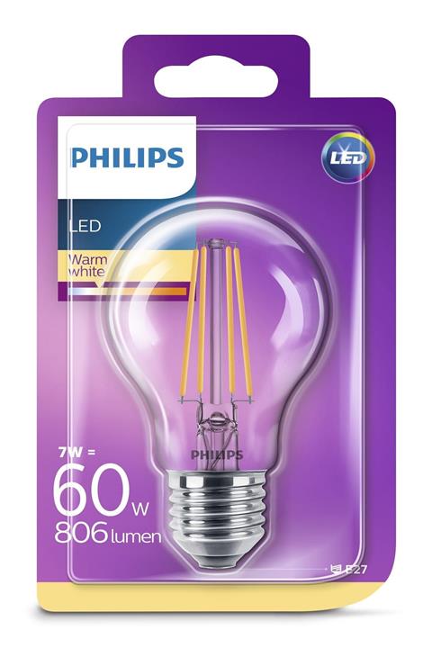 Philips Led Classic Ampul 60W A60 E27 Non-Dim 2700K Ampül