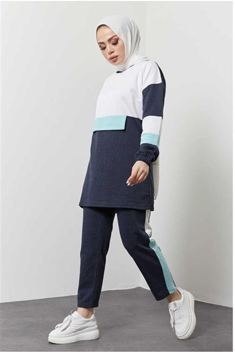 mislina moda Filetolu 2'li Takım Kombin