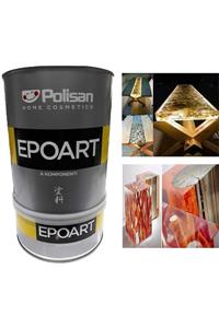 Polisan Epoart Şeffaf Epoksi Döküm Tipi A+B Kompenant 800 gr.