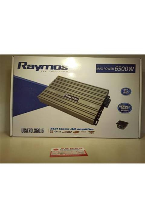 RAYMOS Usa70.350.5 6500w 5 Kanal Bass Kontrollü Oto Amfi Akbaş