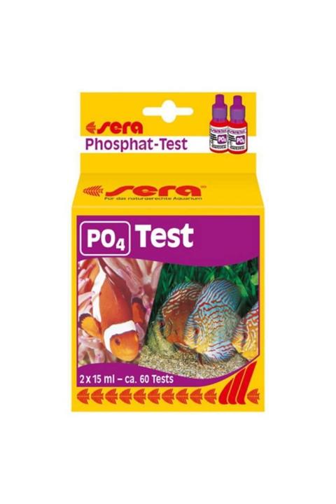 SERA Po4 Test 60 Kullanımlık Akvaryum Fosfat Testi 15ml