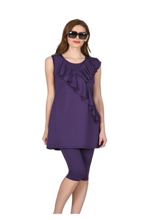 NBB Önü Volanlı Kolsuz Tesettür Mayo 55310