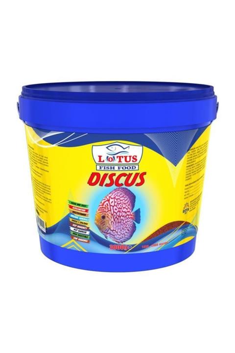 Lotus Discus Balık Yemi Kova 3 Kg