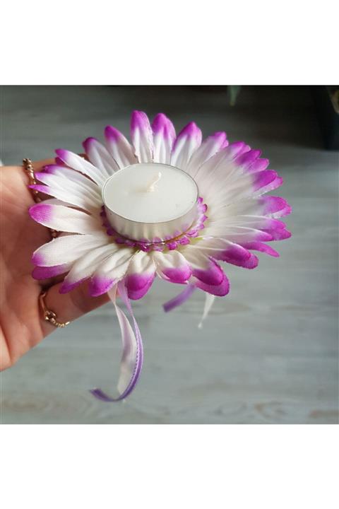 Hand of G 10lu Kına Hatırası Çiçek Formunda El Mumu