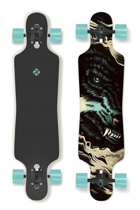 Street Surfing Drop Through Wolf Longboard 99cm