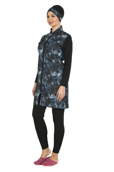 Fantasy Tam Kapalı Tesettür Mayo Fmtekstil3117