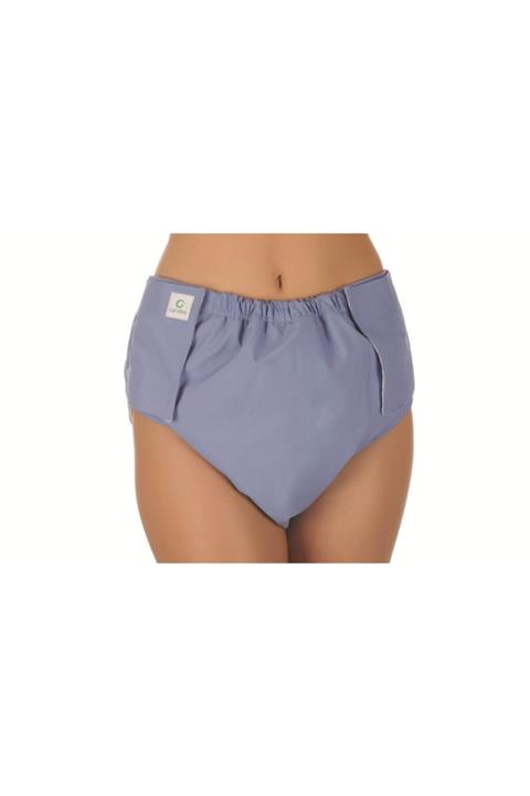 CARETEX Defend Yatan Hasta Için Ağır Emici,antialerjik,yıkanabilir Kadın Emici Külot Mavi 2xl-3xl