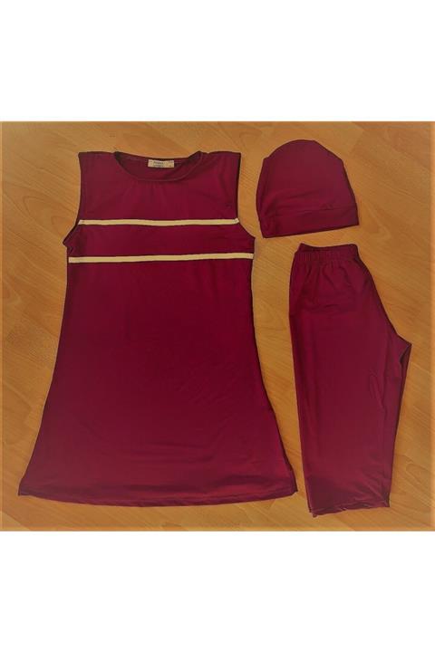 Fersan Sıfır Kol Taytlı Tesettür Mayo