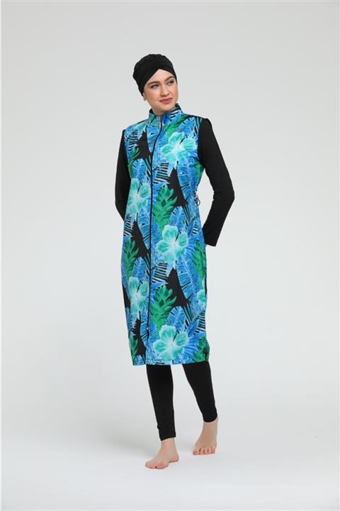 Chelly Kadın Tam Tesettürlü Yelekli Mayo