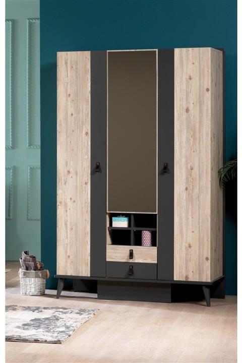 BENGİ TİCARET Bengi Uğurlu Rodi Soho Gardırop 3 Kapılı