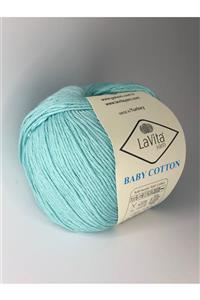 LaVita Yarn Baby Cotton 5028 (SU YEŞİLİ) 50 gr 1 Adet - Orguyarn