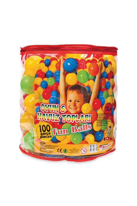 FEN TOYS Oyun Ve Havuz Topu 9 Cm (100 Adet Pvc Torbada)-1755