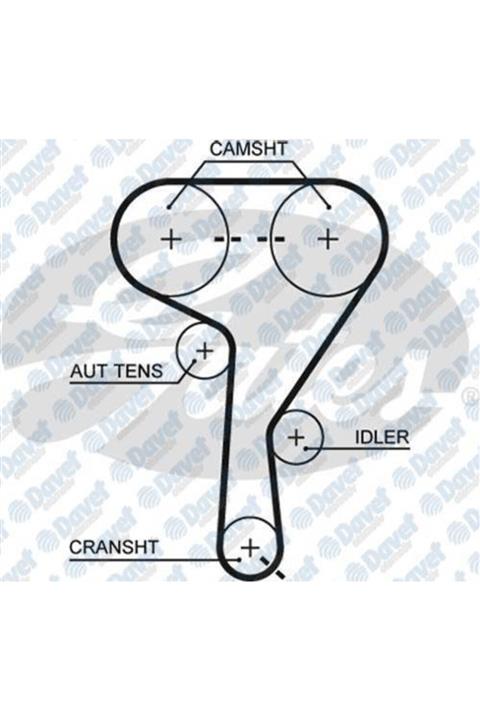 GATES Trıger Kayısı Astra H 1.6 Twıngo 146stp8m240ht