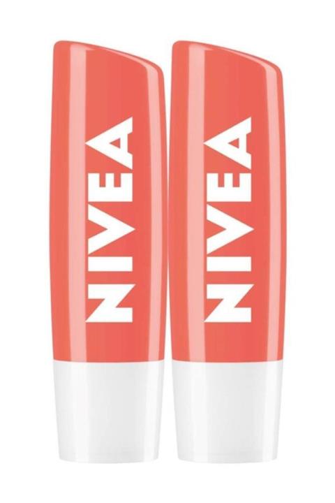 Nivea Lip Dudak Bakım Kremi Şeftali 4,8 G X 2 Avan