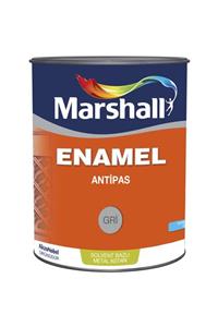 Marshall Enamel Astar Beyaz 2.5lt Ahşab Demir Beton Yüzeyler Için  Rulo + Fırça + Tiner + Eldiven + Zımpara