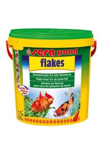 SERA Pond Flakes Koi Ve Japon Balık Yemi Pul 10 Lt 1.7kg Orjinal Kova