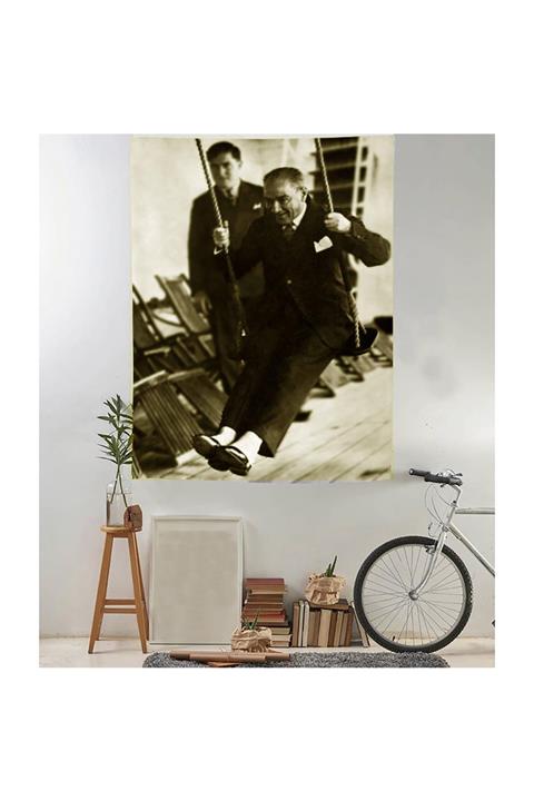 Hayalevi Consept Mustafa Kemal Atatürk Duvar Halısı 65x95 Cm