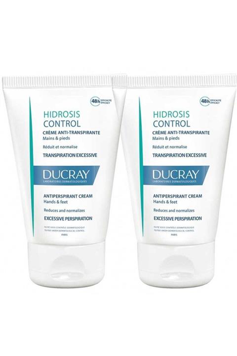 Ducray Hidrosis Control Creme Anti-transpirante 2x50 Ml
