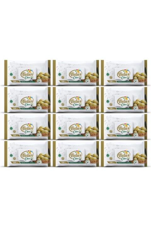 BELUX Islak Mendil Zeytinyağlı 120'li 12 Adet