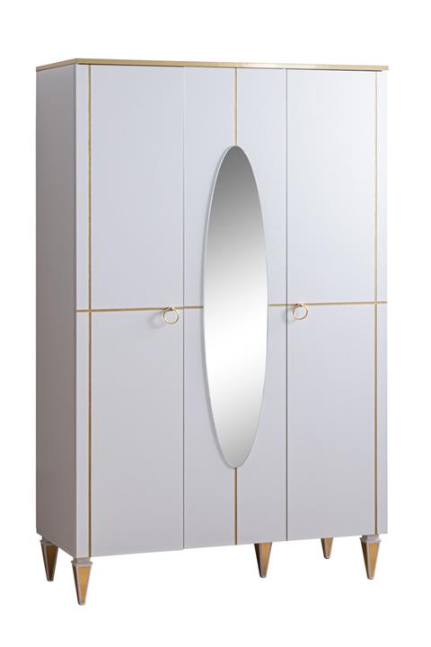 Setay Gardırop, Gold Genç Odası 3 Kapaklı Dolap