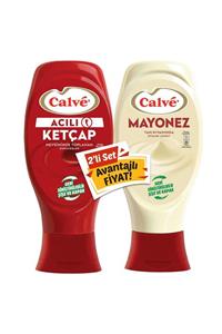 Calve Acılı Ketçap Mayonez 2'li Set 400+350 gr