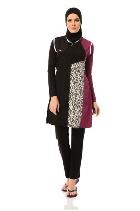 ALFASA 181 Jile 3 Lü Tayt Bady Jile Tesettür Mayo