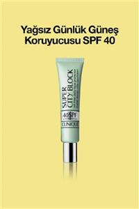 Clinique Yağsız Günlük Güneş Koruyucusu - Super City Block Sheer Spf 40 40 ml 020714247362