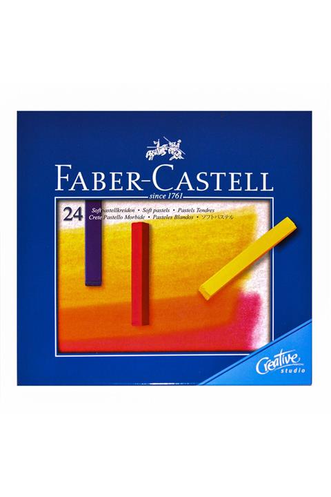 Faber Castell Faber-castell Creative Studio Toz Pastel Boya (SOFT) 24 Renk Tam Boy 128324