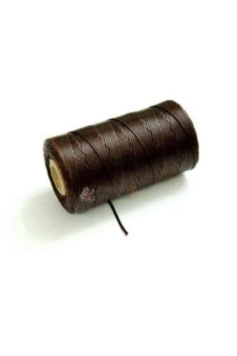 SİM 1 Milim Mumlu Saraç Deri Ip Bobin 100 Metre