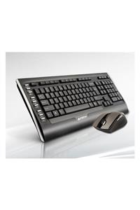 A4 Tech 9300f Türkçe Q Kablosuz Klavye Mouse Set Siyah