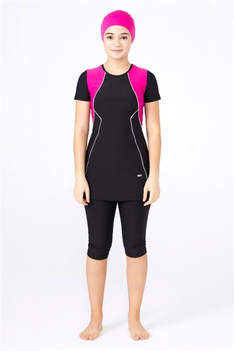 Adasea Likralı Garson Havuz Ve Deniz Yarımkol Mayo 5177