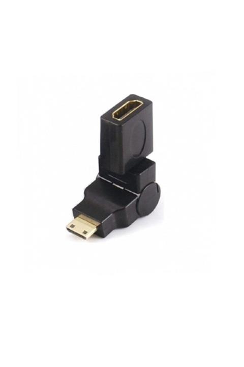Maviaybilisim Mini Hdmı Erkek - Hdmı Dişi 360 Derece Dönüştürücü