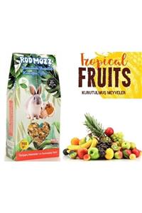 RodMozz Premium Tropical Fruits Kuru Meyveli Vitaminli Kemirgen Hamster Guineapig Tavşan Yemi 700gr