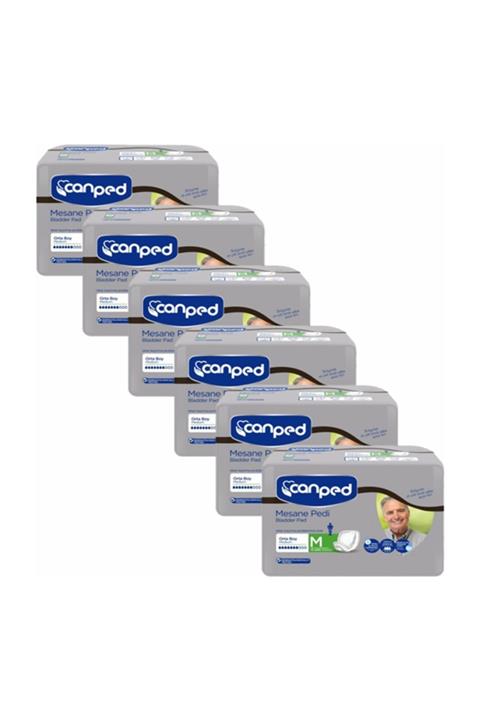 Canped Mesane Pedi  Erkek M Boy 72 Adet Ekonomik Paket 6x12 Adet