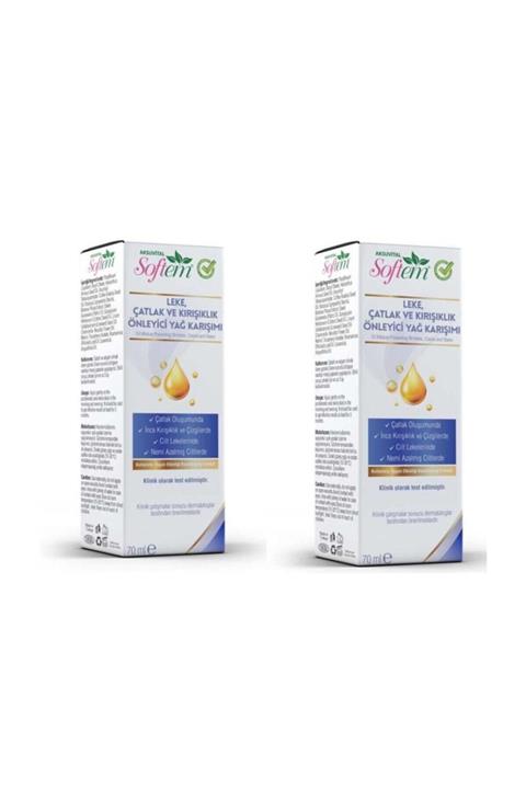 Softem Leke, Çatlak Ve Kırışıklık Giderici Yağ Karışımı 70ml X 2 Adet