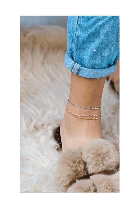 Mysoho Accessories Kadın Halhal 3'lü Zincir Model