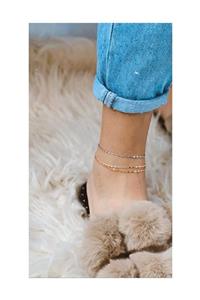 Mysoho Accessories Kadın Halhal 3'lü Zincir Model