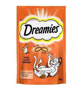 Dreamies Tavuklu Kedi Ödülü 60 gr