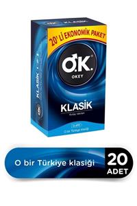 Okey Klasik Prezervatif 20 Li Ekonomik Paket