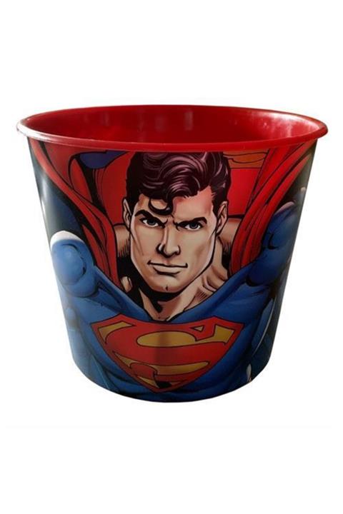 Transformacion Superman Lisanslı Patlamış Mısır Kovası 14*17 cm