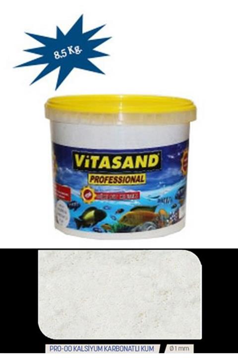 Vitasand Pro-00 Kalsiyum Karbonatlı Kum 1 Mm - 8,5 Kg. (kova)