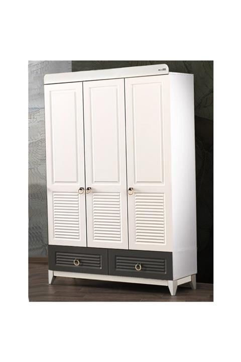 Öğünç Bebe Mobilya 3 Kapılı Sidney Dolap