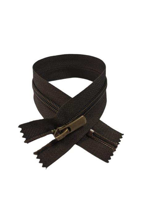 srtfootcare Tit Botluk Plastik Fermuar  Kahverengi 1 Adet 20 cm