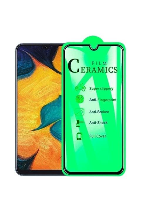 SKV MOBILE Samsung Galaxy A22 Seramik Esnek Nano Tam Ekran Koruyucu Kırılmaz Cam