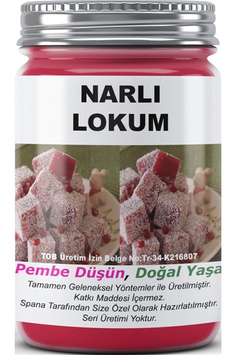 SPANA Narlı Lokum Ev Yapımı Katkısız 330gr